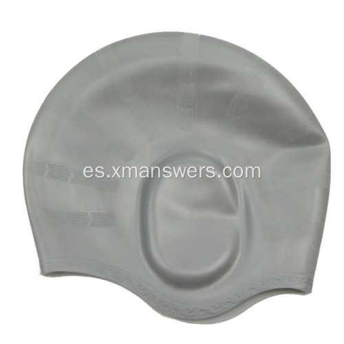 Casquillo de la natación de la protección del oído del silicón de la prenda impermeable de los colores de encargo
